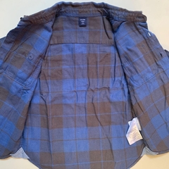 Camisa manga larga cuadrillé azul Gap - 4A - tienda online