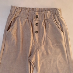 Pantalón de corderoy beige con cintura elástica Mimo - 14A - comprar online