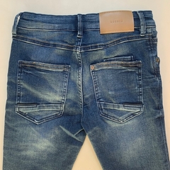 Pantalón de jean con cierre decorativo y cintura ajustable H&M *NUEVO* - 7-8A - Comunidad Vestireta