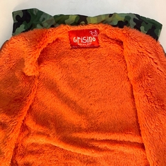 Campera militar con interior de corderito naranja Grisino *NUEVO* - 7-8A - Comunidad Vestireta