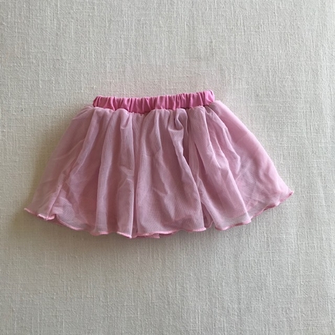 Short de algodón rosa con tutu Grisino - 3-6M