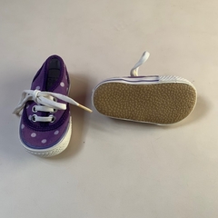 Zapatillas de lona violetas a lunares Mimo *NUEVO* - 18 (11,5cm) - comprar online