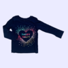 Remera manga larga de algodón azul "Happy Heart" Carter's - 2A