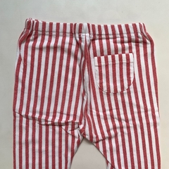 Pantalón de algodón rayado con cintura elástica Uniqlo - 3A en internet