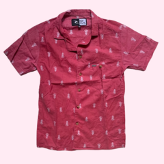 Camisa manga corta rosa estampada RipCurl - 12A