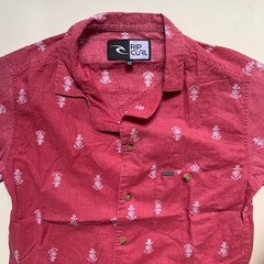 Camisa manga corta rosa estampada RipCurl - 12A - comprar online