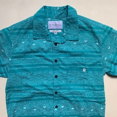 Camisa manga corta celeste estampada RipCurl - 14A - comprar online
