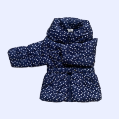 Campera de nylon a lunares con moño H&M *NUEVO* - 9-12M