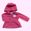 Campera de polar a lunares con capucha Carter's - 9M