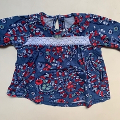 Camisola manga larga floreada con brodery Mimo - 3M - comprar online