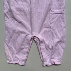 Body manga larga de algodón rosa con cuello redondo Janie & Jack - 3-6M en internet