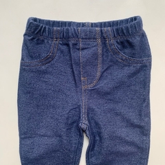 Pantalón de algodón simil jean con cintura elástica Carter's - 6M - comprar online