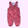 Enterito rosa con interior de algodón rayado BabyCottons - 6M