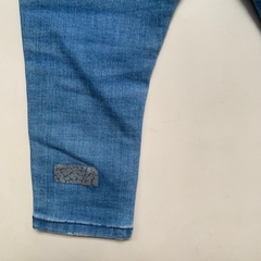 Pantalón de jean con cintura ajustable y detalles de "Pintura" Zara - 12-18M - tienda online