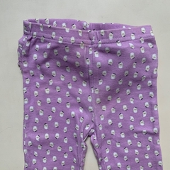 Calza de algodon violeta estampado con volados Carter's - 3M - comprar online