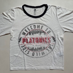 Remera manga larga de algodón blanca "Platonics" 47 Street - 14A - comprar online