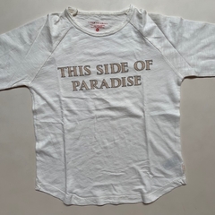 Remera manga larga de algodón blanco "This Side of Paradise" Little Akiabara *NUEVO* - 6A - comprar online