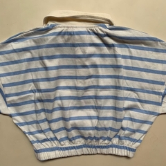 Remera manga corta de algodón rayada Zara - 9A - Comunidad Vestireta