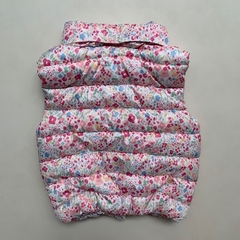 Chaleco de nylon floreado con interior de algodón Sfera - 12-18M - Comunidad Vestireta