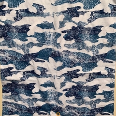 Body de algodón manga larga azul estampado Burt's Bees - 18M en internet
