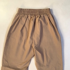 Pantalón marrón de bengalina con cintura elástica - 13-14A en internet