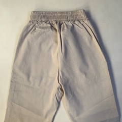 Pantalón beige de bengalina con cintura elástica - 13-14A en internet