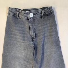Pantalón de jean gris ancho semi elástizado Zara - 10A - comprar online