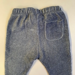 Pantalón de tela gris con moño y cintura elástica Zara - 9-12M en internet