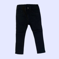 Pantalón de jean negro con cintura elástica Padochs - 5A