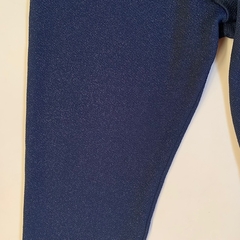 Pantalón azul elastizado con brillos y cintura elástica Las Pepas *NUEVO* - 14A en internet