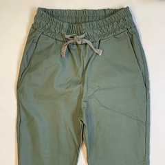 Pantalón verde engomado con cintura elástica *NUEVO* - 14A - comprar online