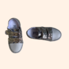 Zapatillas plateadas con brillos y velcro Toot *NUEVO* - 27 (17,5cm)
