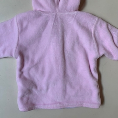 Saco rosa con interior de algodón a lunares Nedi - 1-3M - tienda online