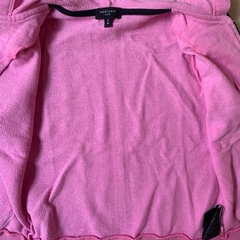 Campera de algodón rosa con capucha Kosiuko - 8A en internet