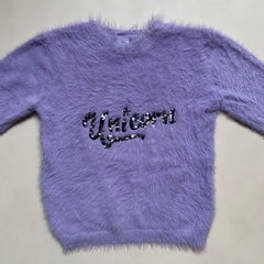Sweater violeta piel de mono "Unicorn" Grisino *NUEVO* - 7-8A - comprar online