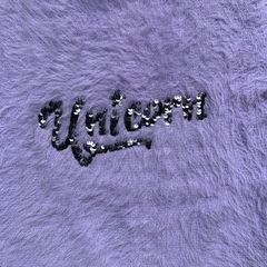Sweater violeta piel de mono "Unicorn" Grisino *NUEVO* - 7-8A en internet