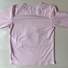 Remera manga larga de algodón rosa con "Pingüino" C - 10A - Comunidad Vestireta