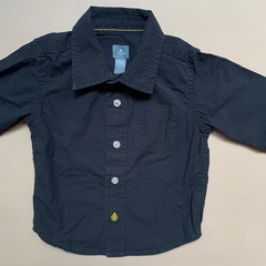 Camisa manga larga gris oscuro Gap - 18-24M - comprar online