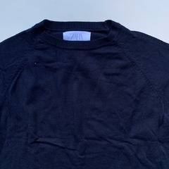 Sweater de hilo de algodón negro Zara *NUEVO* - 7A en internet