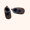 Zapatillas de lona marrón con elásticos Miss Baby - 0-3M (11cm)