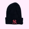 Gorro de hilo de algodón negro "New York Yankees" - 14A