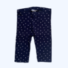 Calza de algodón elastizada azul "Corazones" con cintura elástica H&M - 18-24M