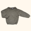 Sweater de hilo de algodón gris Le Utthe - 10A