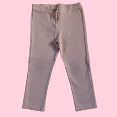 Pantalón de algodón tipo leggings con cintura ajustable rosa Magdalena Esposito - 4A