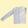 Saco de hilo de algodón blanco con detalles de bordados Lu - 7A