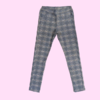 Pantalón tipo jeggings elastizado cuadrille gris y marrón Mimo *NUEVO* - 10A