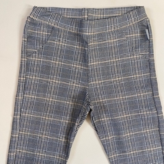 Pantalón tipo jeggings elastizado cuadrille gris y marrón Mimo *NUEVO* - 10A - comprar online
