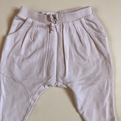 Pantalón de algodón rosa con puños Zara - 6-9M - comprar online