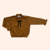 Sweater de hilo de algodón marrón con moño Mini Ánima *NUEVO* - 4