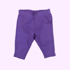 Conjunto body manga corta de algodón rayado y pantalón de algodón blanco y violeta "Búho" Carter´s - NB - Comunidad Vestireta